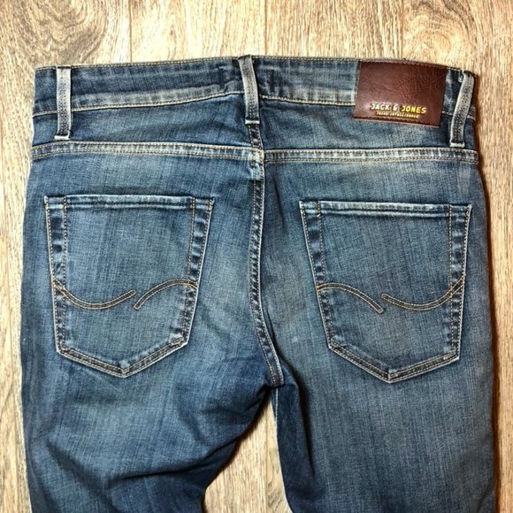 30/32 Jack and Jones Tim Icon Slim Fit Jeans - Picture 4 of 13
